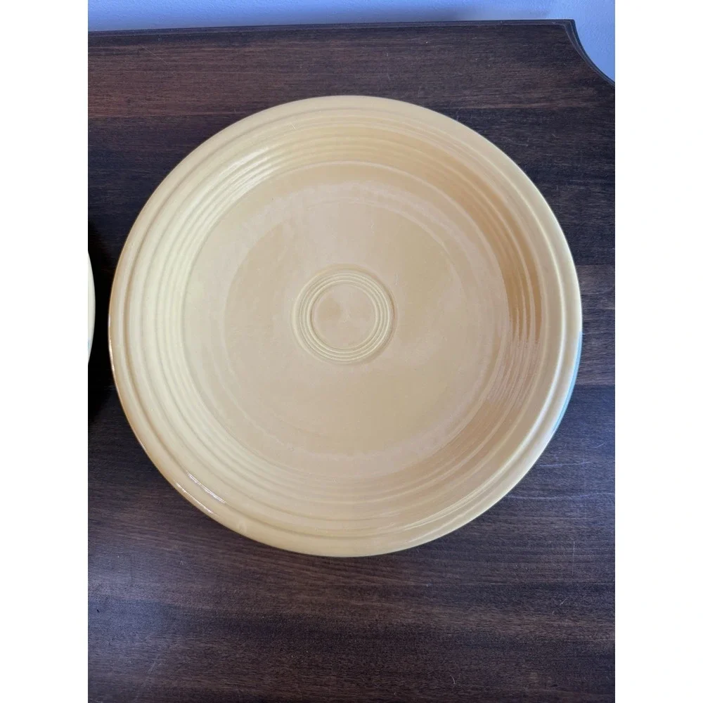Set Of 2 Vintage Fiesta Yellow 9